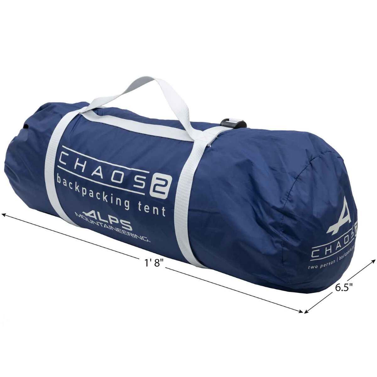 ALPS Mountaineering Chaos 2-Person Backpacking Tent - Gray/Navy - Grey/Blue ALPS Mountaineering Chaos 2-Person Backpacking Tent - Gray/Navy - Grey/Blue