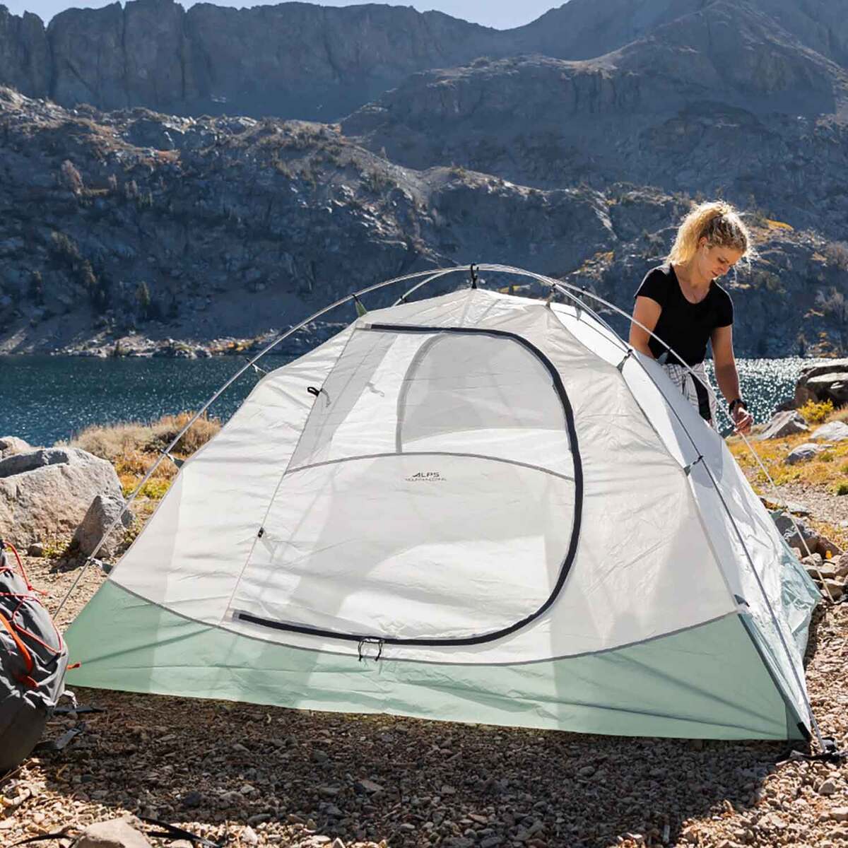ALPS Mountaineering Felis 2-Person Backpacking Tent - Gray - Gray ALPS Mountaineering Felis 2-Person Backpacking Tent - Gray - Gray