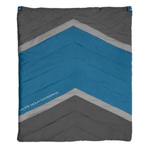 ALPS Mountaineering Spectrum 20 Degree Doublewide Rectangular Sleeping Bag - Blue/Charcoal