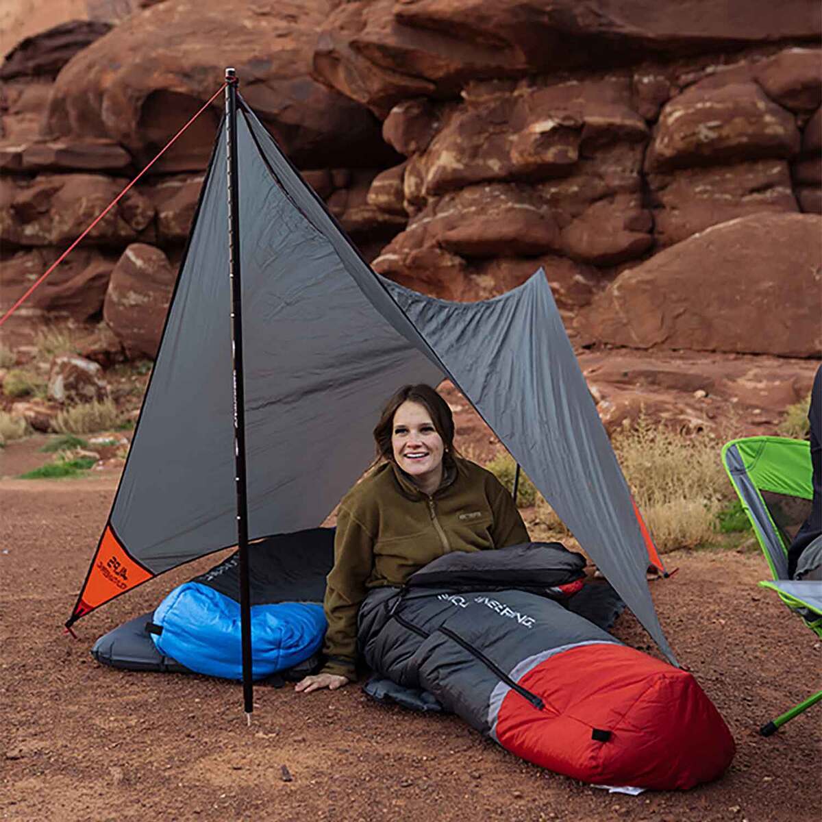 ALPS Mountaineering Ultra-Light Tarp Shelter - Charcoal/Red - Grey/Red ALPS Mountaineering Ultra-Light Tarp Shelter - Charcoal/Red - Grey/Red