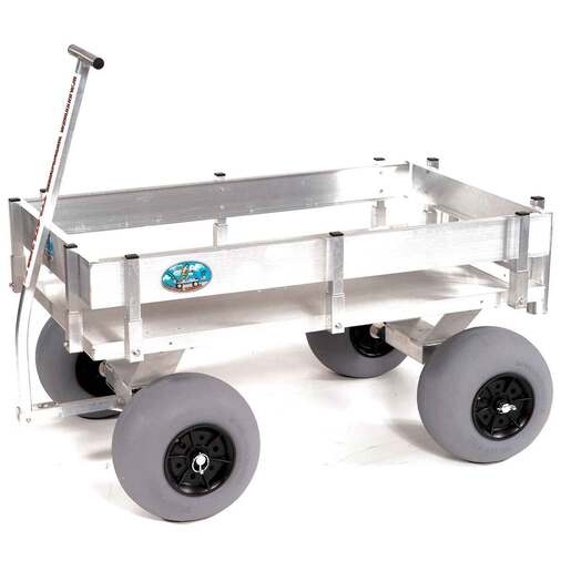 Kahuna Outfitters Big Kahuna Beach & Fishing Wagon - Silver - Kahuna Outfitters