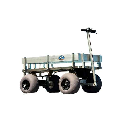 Kahuna Outfitters Electric Big Kahuna Motorized Beach & Fishing Wagon - Aluminum - Kahuna Outfitters