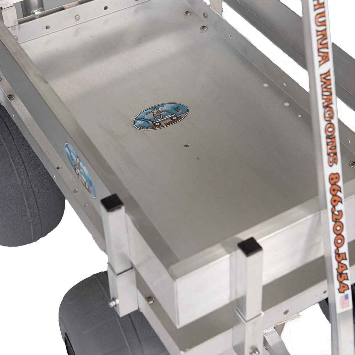 Alumacart Kahuna Junior Beach & Fishing Wagon - Silver Alumacart Kahuna Junior Beach & Fishing Wagon - Silver