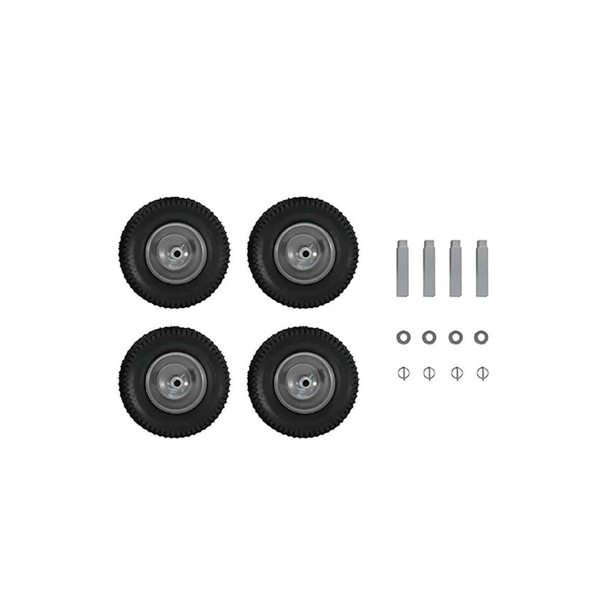 Alumacart Turf Tire Conversion Kit Fishing Wagon Accessory - 13 inch - Gray/Black 13in Alumacart Turf Tire Conversion Kit Fishing Wagon Accessory - 13 inch - Gray/Black 13in