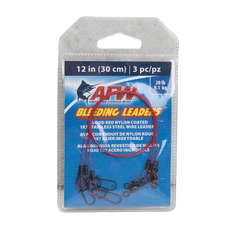Bleeding Line Wire Rope American Fishing Wire Surflon Bleeding Leader | Sportsman's Warehouse