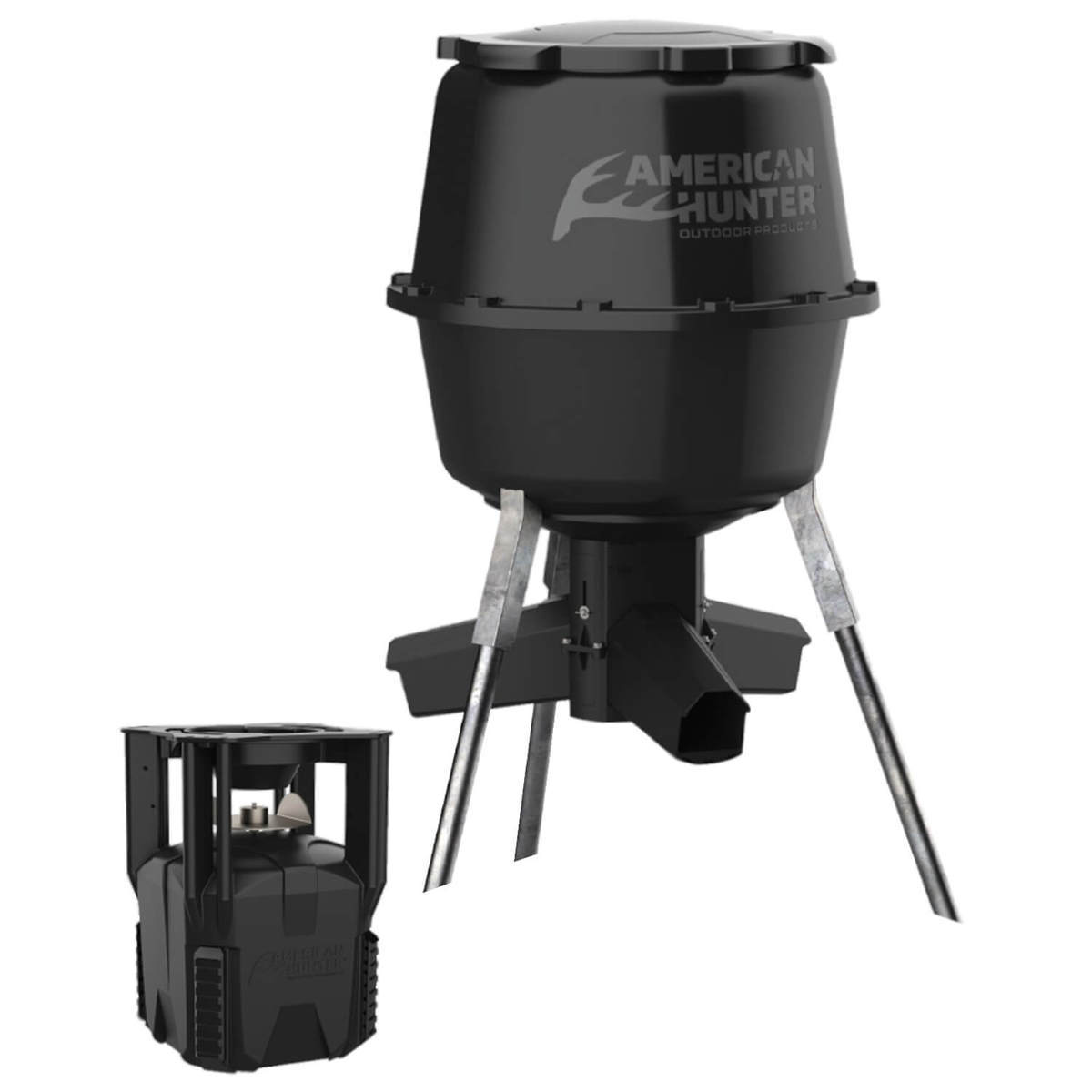 American Hunter XDE-Pro With Nesting Hopper 30 Gallon Feeder - 30 Gallon American Hunter XDE-Pro With Nesting Hopper 30 Gallon Feeder - 30 Gallon