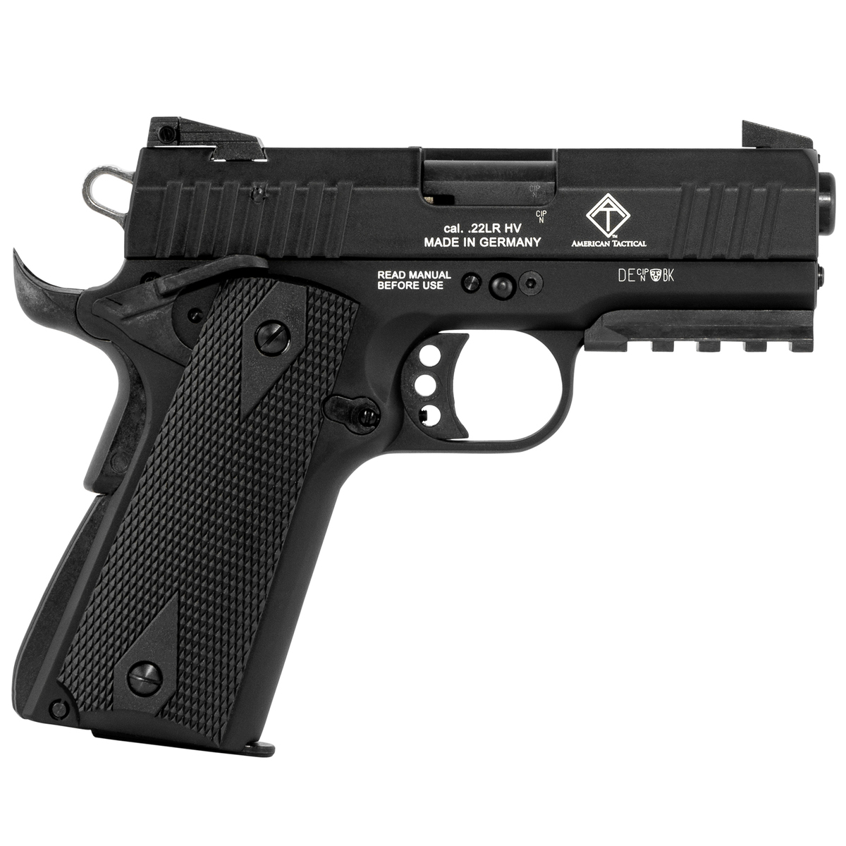American Tactical 1911 922 22 Long Rifle 3.4in Black Pistol - 10+1 Rounds American Tactical 1911 922 22 Long Rifle 3.4in Black Pistol - 10+1 Rounds