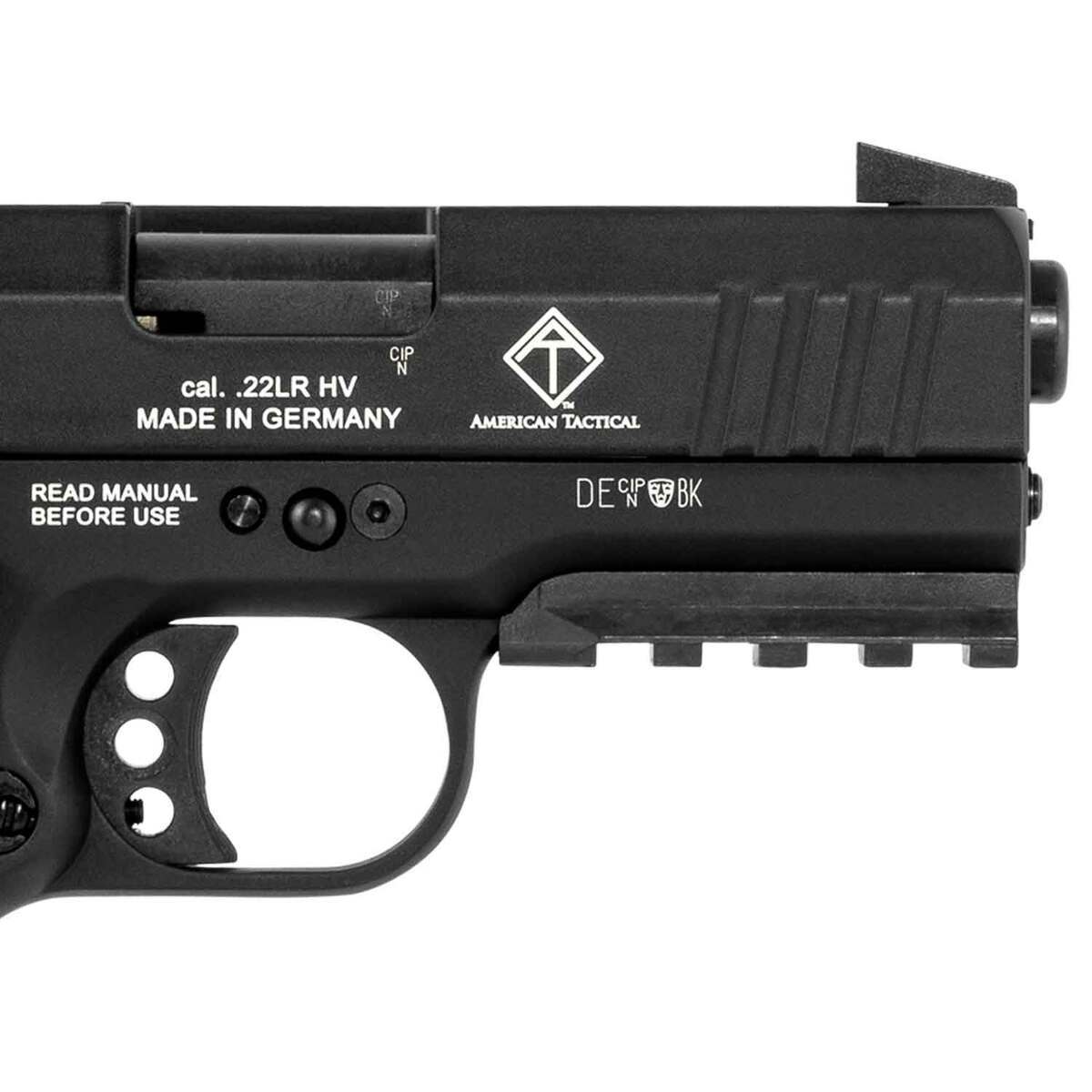 American Tactical 1911 922 22 Long Rifle 3.4in Black Pistol - 10+1 Rounds American Tactical 1911 922 22 Long Rifle 3.4in Black Pistol - 10+1 Rounds