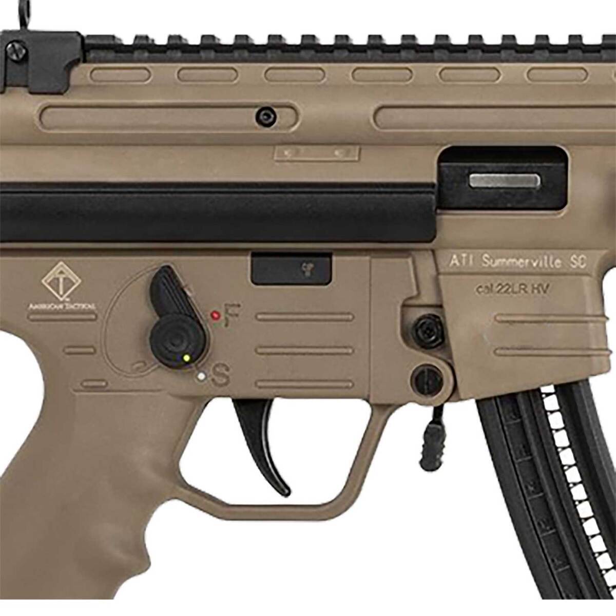 American Tactical GSG-16 22 Long Rifle 16.25in Black Semi Automatic Modern Sporting Rifle - 22+1 Rounds - Tan American Tactical GSG-16 22 Long Rifle 16.25in Black Semi Automatic Modern Sporting Rifle - 22+1 Rounds - Tan