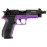 American Tactical Firefly HGA 22 Long Rifle 4.9in Black Pistol - 10+1 Rounds - Purple