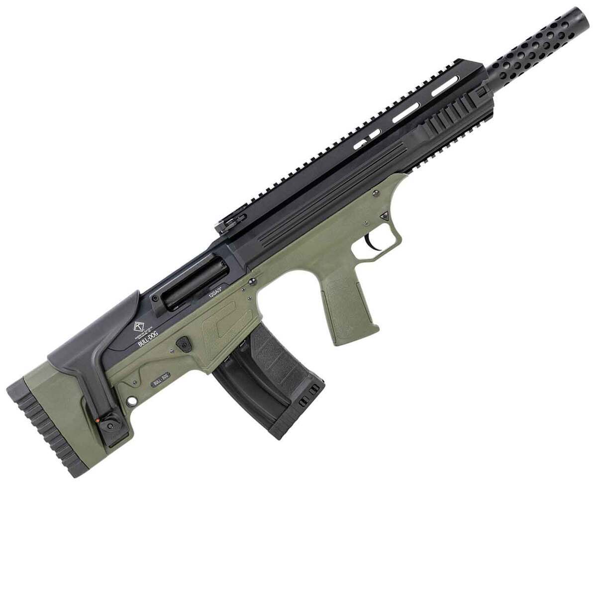 American Tactical Bulldog Green 12 Gauge 3in Semi AutomAmerican Tacticalc Shotgun - 18.5in - Green American Tactical Bulldog Green 12 Gauge 3in Semi AutomAmerican Tacticalc Shotgun - 18.5in - Green
