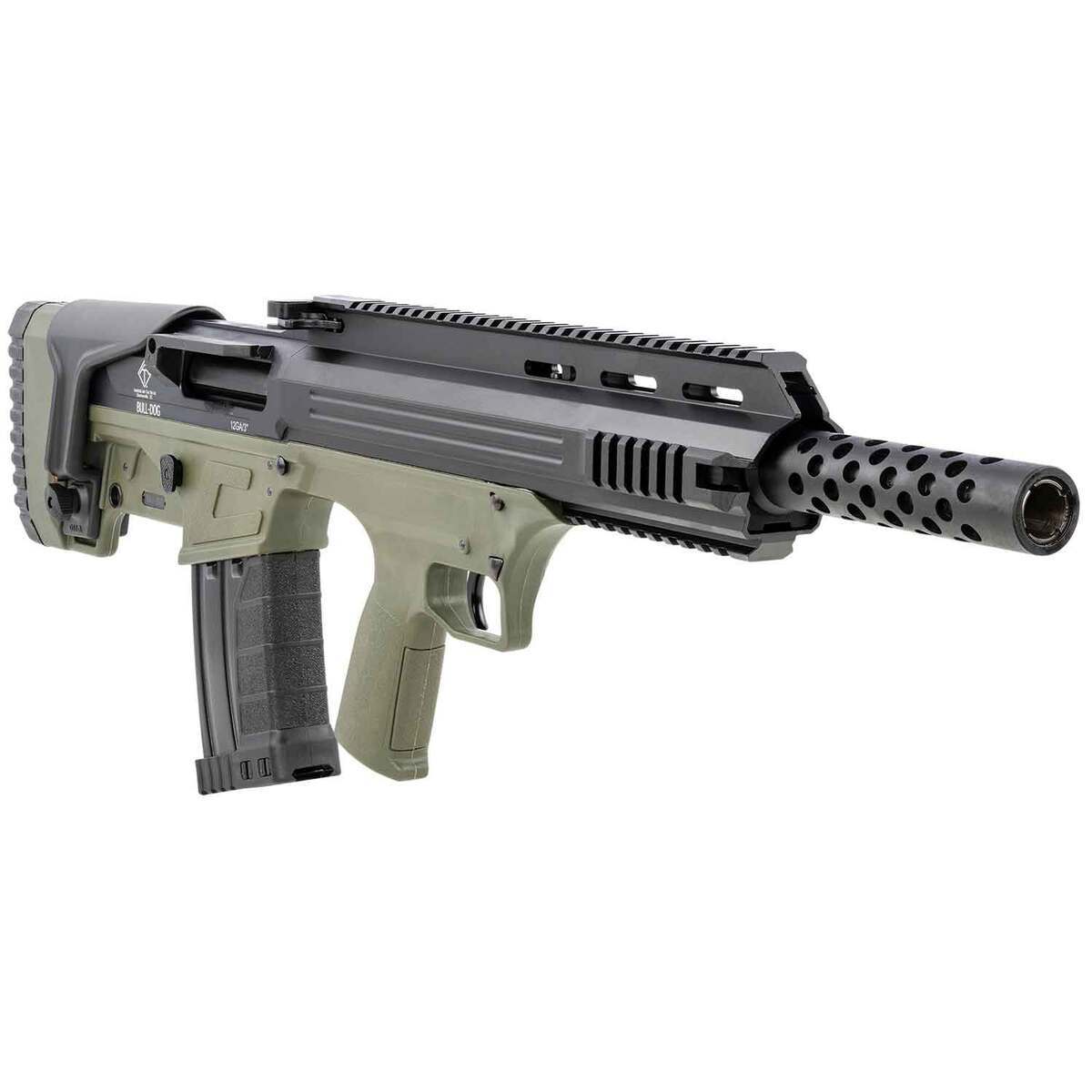 American Tactical Bulldog Green 12 Gauge 3in Semi AutomAmerican Tacticalc Shotgun - 18.5in - Green American Tactical Bulldog Green 12 Gauge 3in Semi AutomAmerican Tacticalc Shotgun - 18.5in - Green