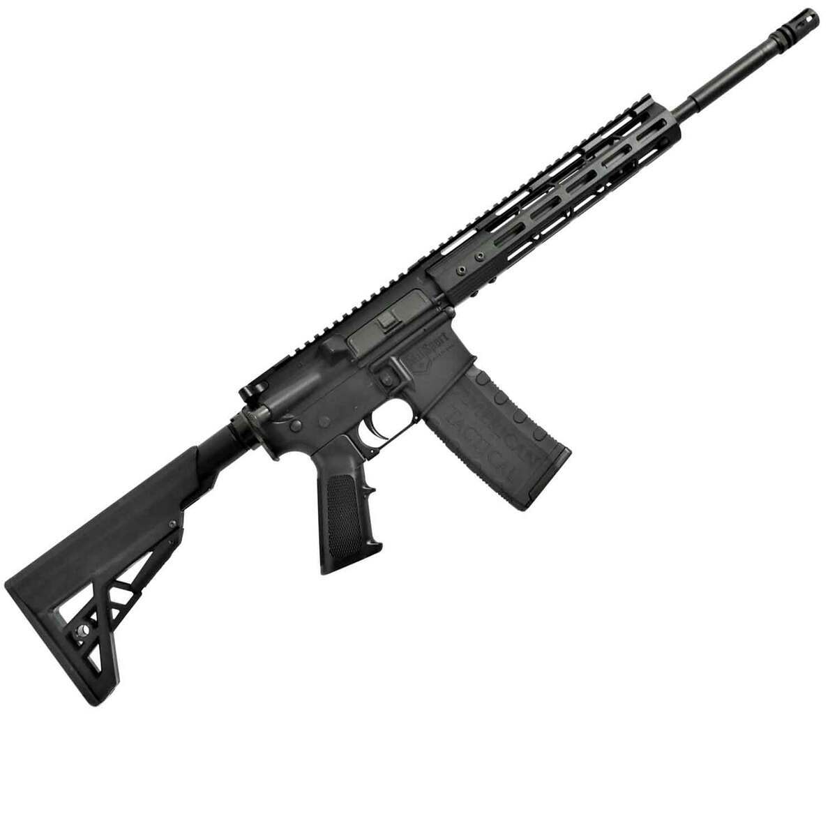 American Tactical Mil-Sport 5.56mm NATO 16in Black Phosphate Semi Automatic Modern Sporting Rifle - 30+1 Rounds - Black American Tactical Mil-Sport 5.56mm NATO 16in Black Phosphate Semi Automatic Modern Sporting Rifle - 30+1 Rounds - Black