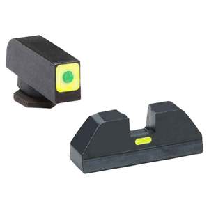 AmeriGlo CAP Glock G20/21/29/30/31/32/36/40/41 Sight Set - Green/Lime Green
