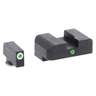 AmeriGlo Tritium I-Dot Glock G17/19/22/23/24/26/27/33/34/35/37/38/39 Sight Set - White/Green - White/Green