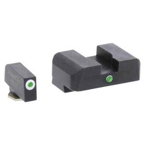 AmeriGlo Tritium I-Dot Glock G17/19/22/23/24/26/27/33/34/35/37/38/39 Sight Set - White/Green