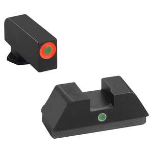 AmeriGlo Tritium I-Dot Glock G42/43/43X Sight Set - Orange/Green