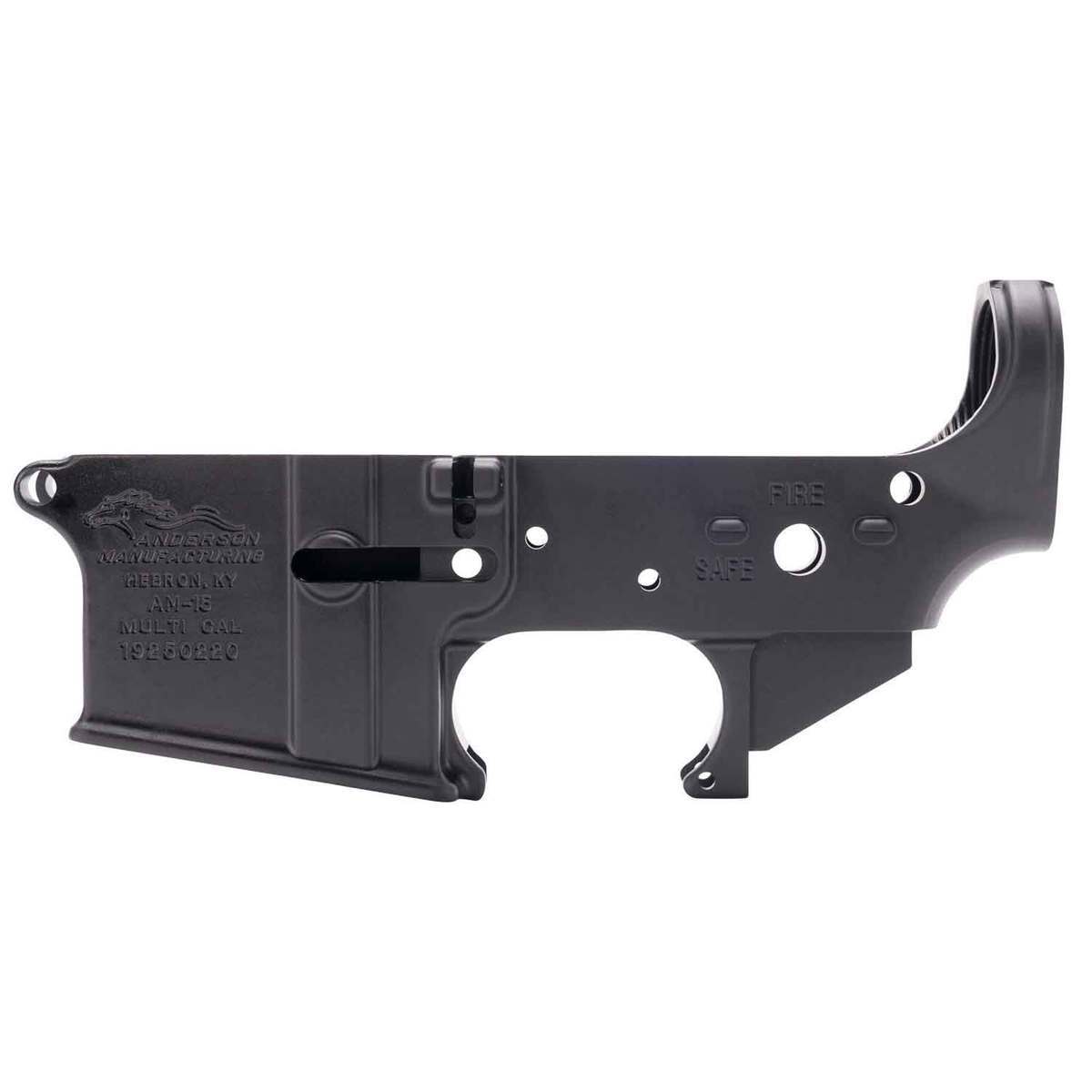 Anderson Manufacturing AR-15 Open Stripped Black Lower Rifle Receiver Anderson Manufacturing AR-15 Open Stripped Black Lower Rifle Receiver