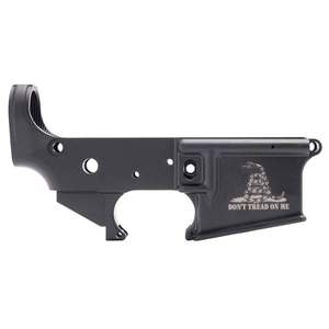 Anderson Manufacturing AR Open Stripped Lower Don't Tread On Me Black Receiver