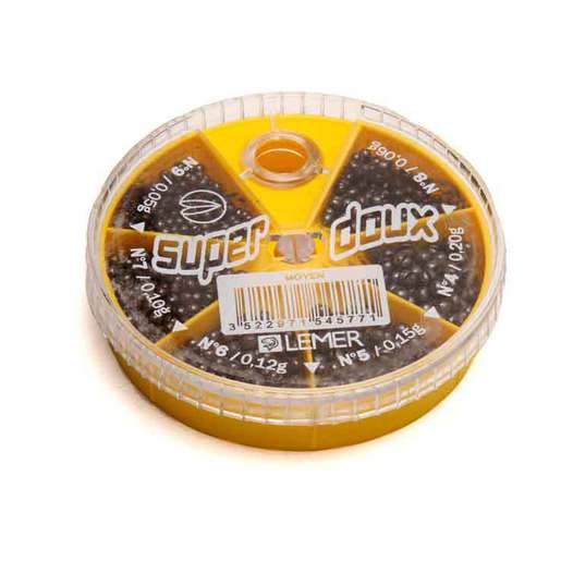 Anglers Accessories 6 Size Split Shot Assortment - 4,5,6,7,8,9