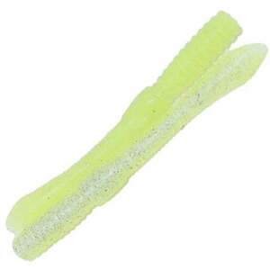 Angler's Choice Spear Worms - Chartreuse Glimmer, 4in