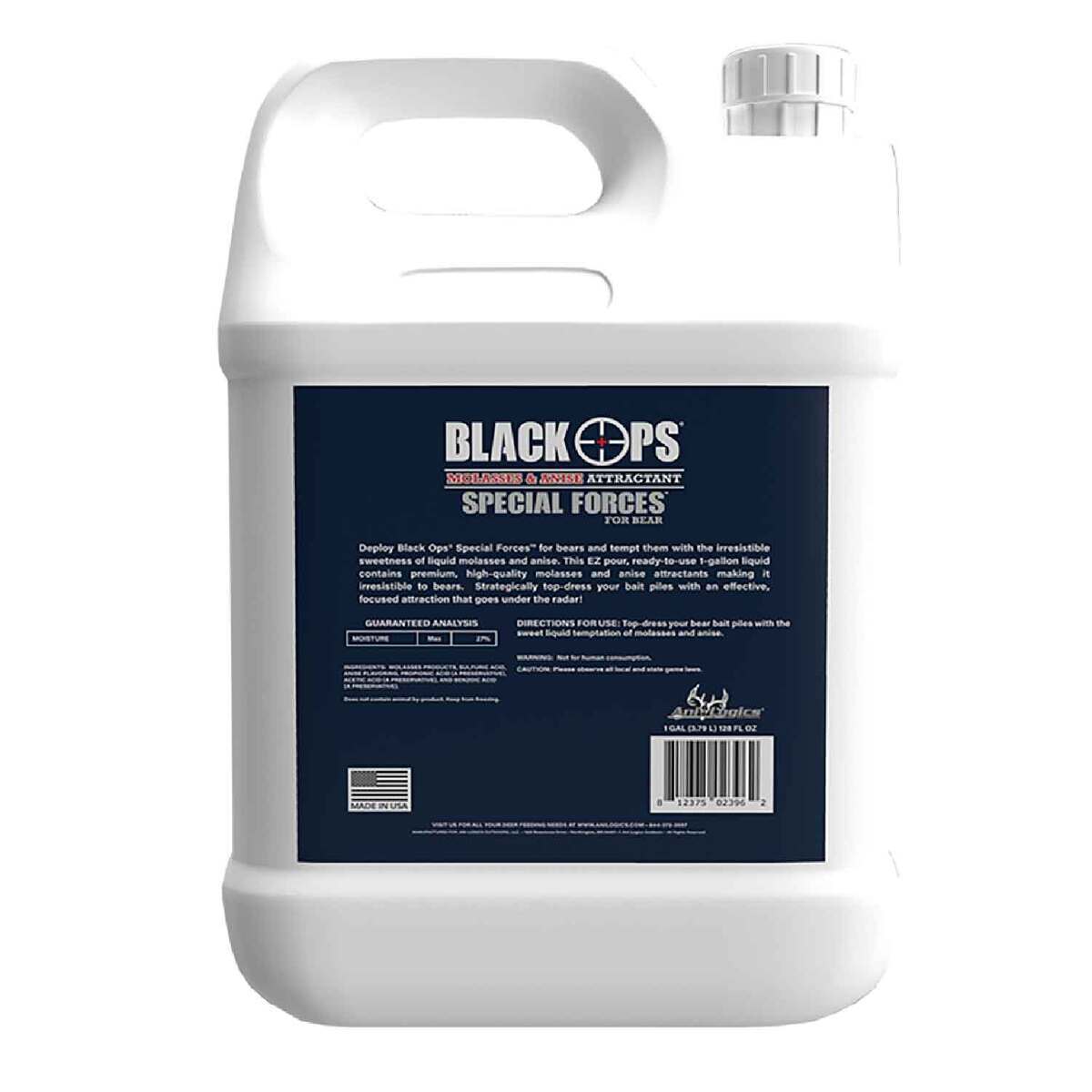 Ani-Logics Black Ops Special Forces Bear Molasses and Anise Liquid Attractant - 128oz Ani-Logics Black Ops Special Forces Bear Molasses and Anise Liquid Attractant - 128oz