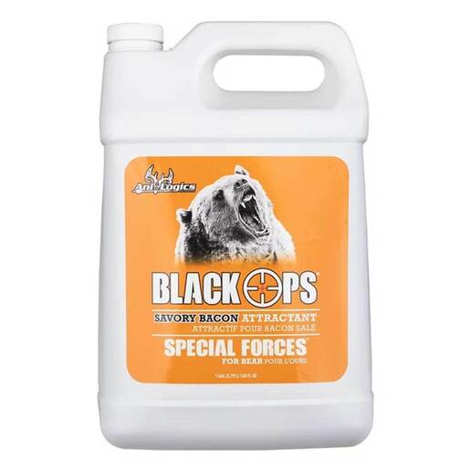 Ani-Logics Black Ops Special Forces Savory Bacon Liquid Bear Attractant – 1 Gal