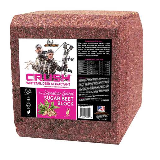 Ani-Logics Outdoors Crush Sugar Beet Block Deer Attractant – 20 Pounds