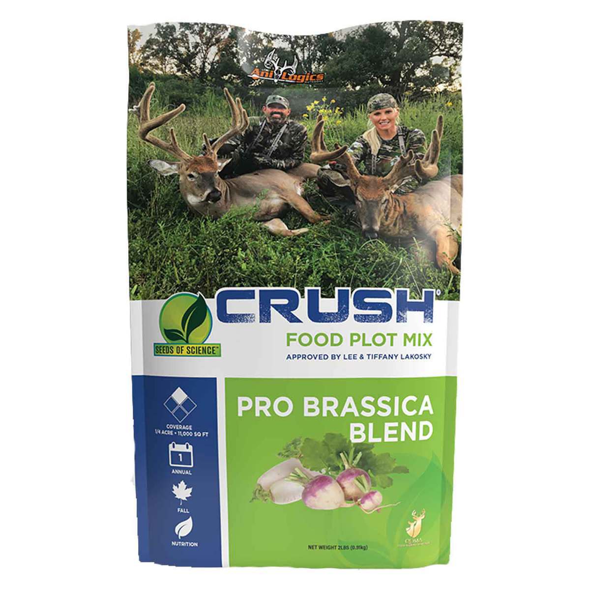 Ani-Logics Outdoors Seeds of Science Pro Brassica Blend Deer Food Plot Mix - 2 Pounds Ani-Logics Outdoors Seeds of Science Pro Brassica Blend Deer Food Plot Mix - 2 Pounds