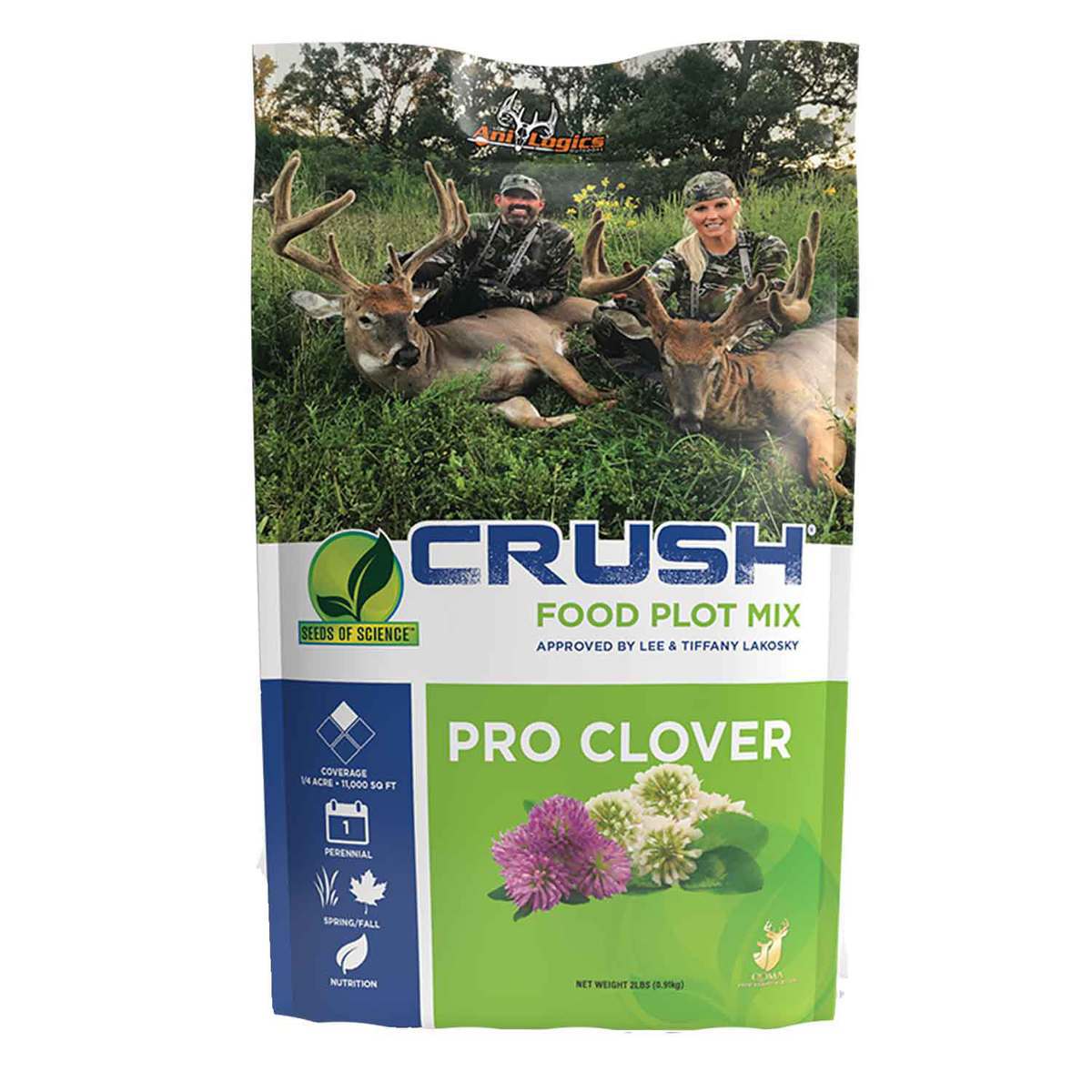 Ani-Logics Outdoors Seeds of Science Pro Clover Deer Food Plot Mix - 2 Pounds Ani-Logics Outdoors Seeds of Science Pro Clover Deer Food Plot Mix - 2 Pounds