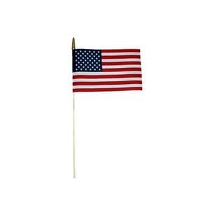 Annin 8 in X 12 in U.S. Flag with No Fray and  Spear Tip