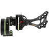 Apex Gear Covert Single Pin .019 Standard Bracket Green Bow Sight - Black