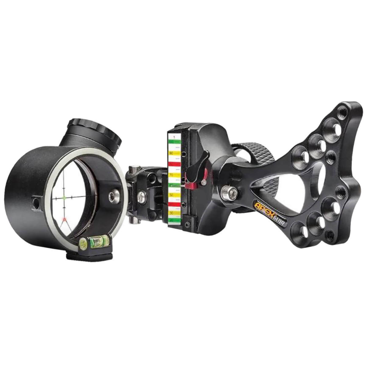 Apex Gear Covert Pro 2-Pin Double Dot (Green & Red LED) Bow Sight - Black - Black/Red Apex Gear Covert Pro 2-Pin Double Dot (Green & Red LED) Bow Sight - Black - Black/Red