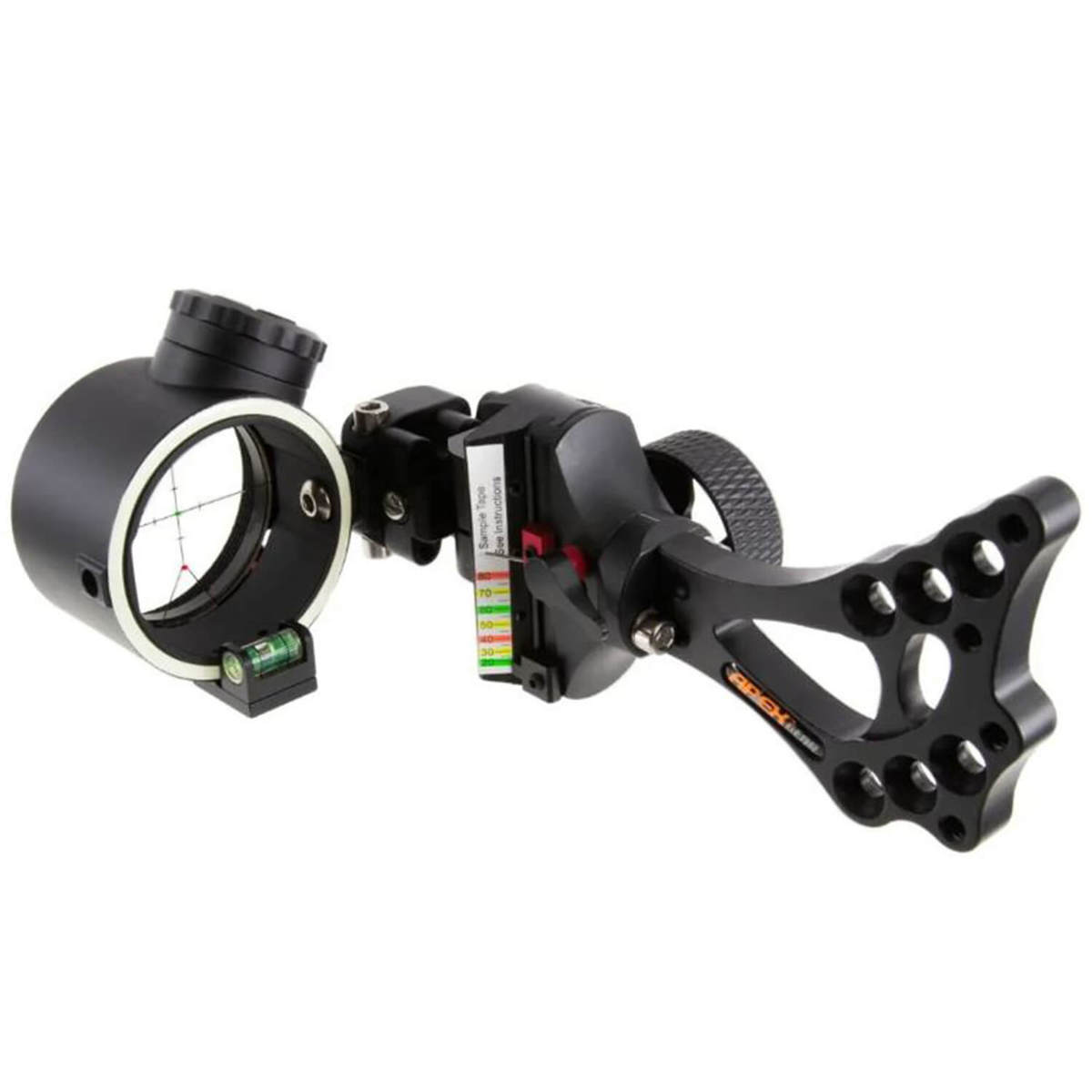 Apex Gear Covert Pro 2-Pin Double Dot (Green & Red LED) Bow Sight - Black - Black/Red Apex Gear Covert Pro 2-Pin Double Dot (Green & Red LED) Bow Sight - Black - Black/Red