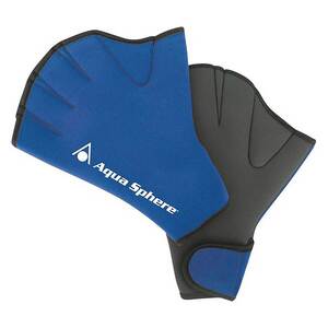 Aqua Sphere Blue Swim Gloves
