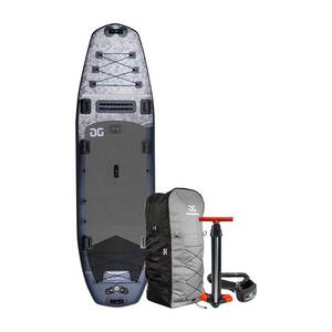 Aquaglide Blackfoot Angler Inflatable Stand Up Paddleboard - 11ft Grey