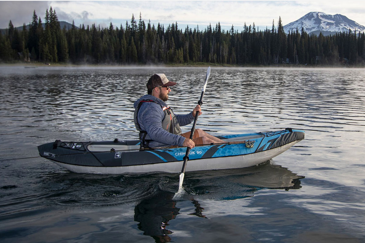 Inflatable kayak - Aquaglide chinook 90