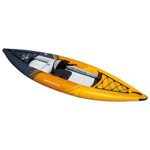 Aquaglide Deschutes 110 Inflatable Kayak - 11ft Black/Yellow
