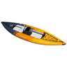 Aquaglide Deschutes 110 Inflatable Kayak - 11ft Black/Yellow - Black/Yellow