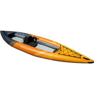 Aquaglide Deschutes 130 Inflatable Kayak - 13ft Black/Yellow