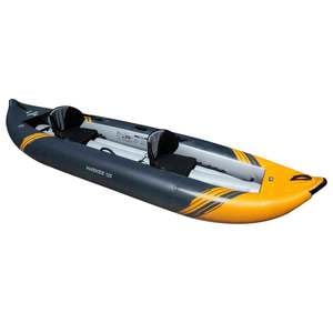 Aquaglide McKenzie 125 Inflatable Kayak - 12.2ft Black/Yellow