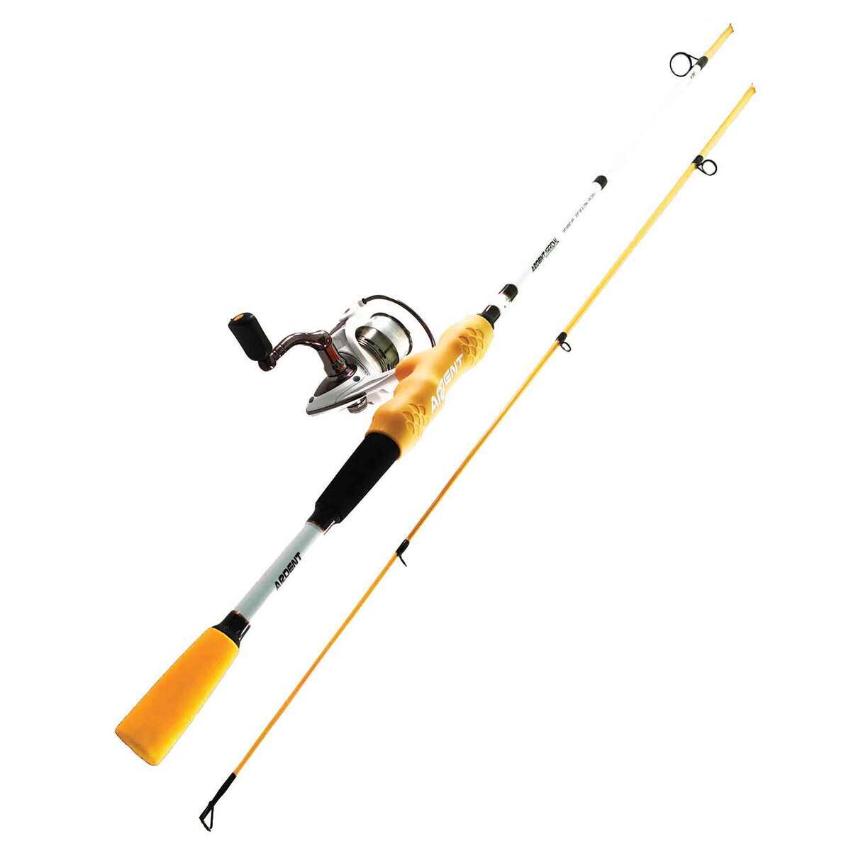 Ardent Comfort Grip Primo Spinning Combo - 6ft 6in, Medium Power, 2pc - Orange/White Ardent Comfort Grip Primo Spinning Combo - 6ft 6in, Medium Power, 2pc - Orange/White