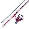 Ardent Reaper Spinning Combo - 6ft 6in, Medium Power, 2pc - Red