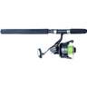 Ardent Super Duty Spinning Rod and Reel Combo - 7ft 6in, Medium Heavy Power, 2pc - Black, Chartreuse 5000