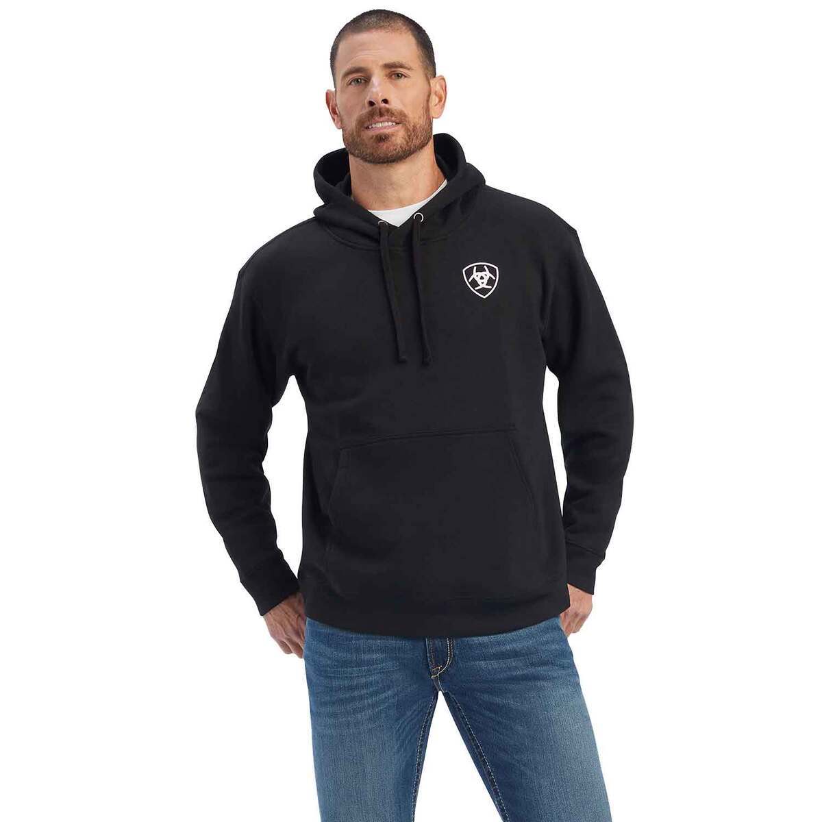 Ariat Men's Americana Block Casual Hoodie Ariat Men's Americana Block Casual Hoodie