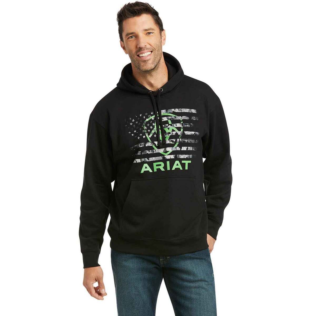 Ariat Men's Basic Hoodie Sweatshirt Ariat Men's Basic Hoodie Sweatshirt
