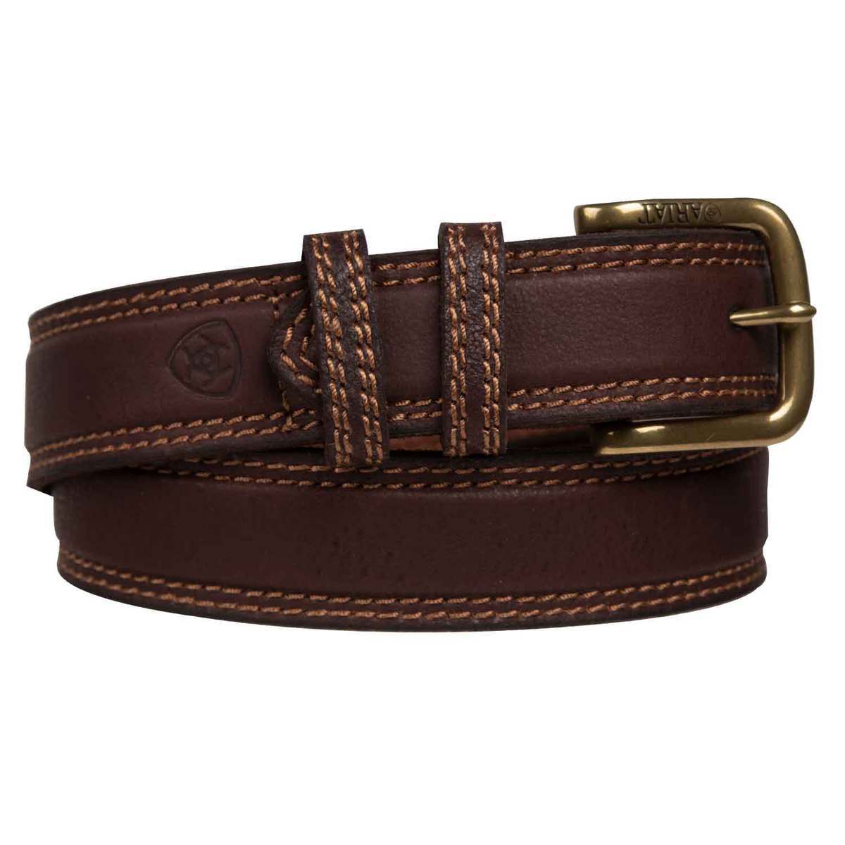 Ariat Men's Classic Double Stitch Leather Belt Ariat Men's Classic Double Stitch Leather Belt