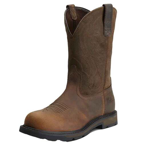 Ariat Men's Groundbreaker Steel Toe Work Boot - Brown 11.5