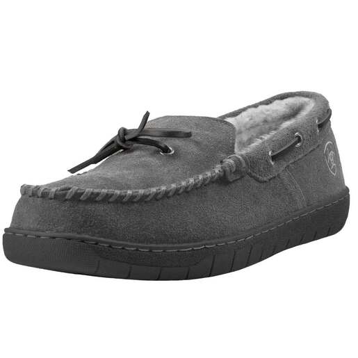 Ariat Men's Harrison Moccasin Slippers - Grey 8 - Ariat