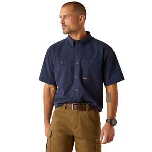 Ariat Men's Rebar Made Tough 360 AIRFLOW Short Sleeve Work Shirt